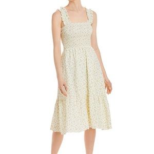 Smocked Midi Dress